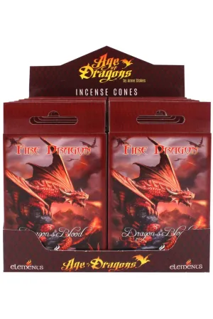 Anne Stokes Fire Dragon Incense Cones