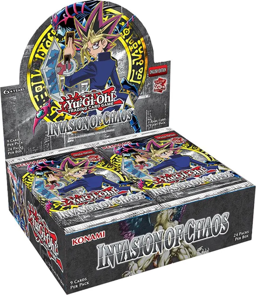 Clearance: Yu-Gi-Oh: 25th Anniversary: Invasion of Chaos Booster Box