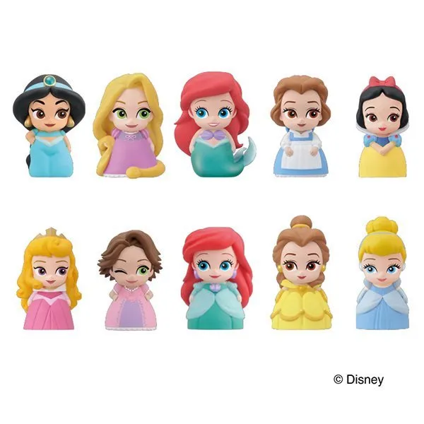 Disney Princess Soft Vinyl Puppet Mascot (Set of 10) (Sep 2021 resale ver.)