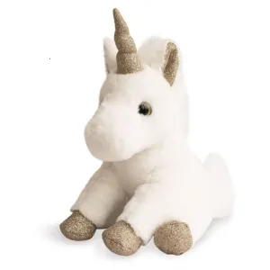 Histoire D'ours Gold Glitter Unicorn Plush