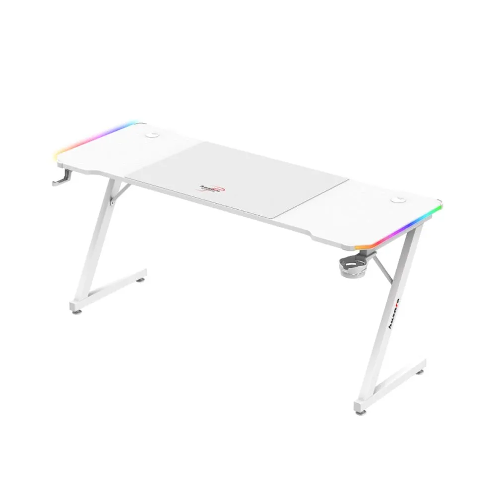 Huzaro Hero 4.8 RGB White Gaming Desk