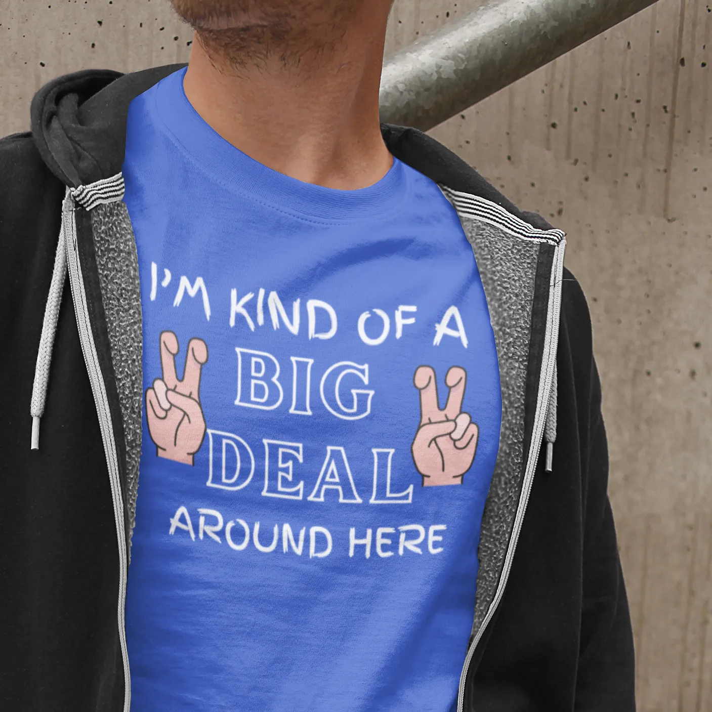 I'm Kind Of A Big Deal Around Here Tshirt, Sarcastic T Shirt, Funny Slogan T-Shirt, Funny Quote Tee, College Party T-Shirt, Dad Tshirt