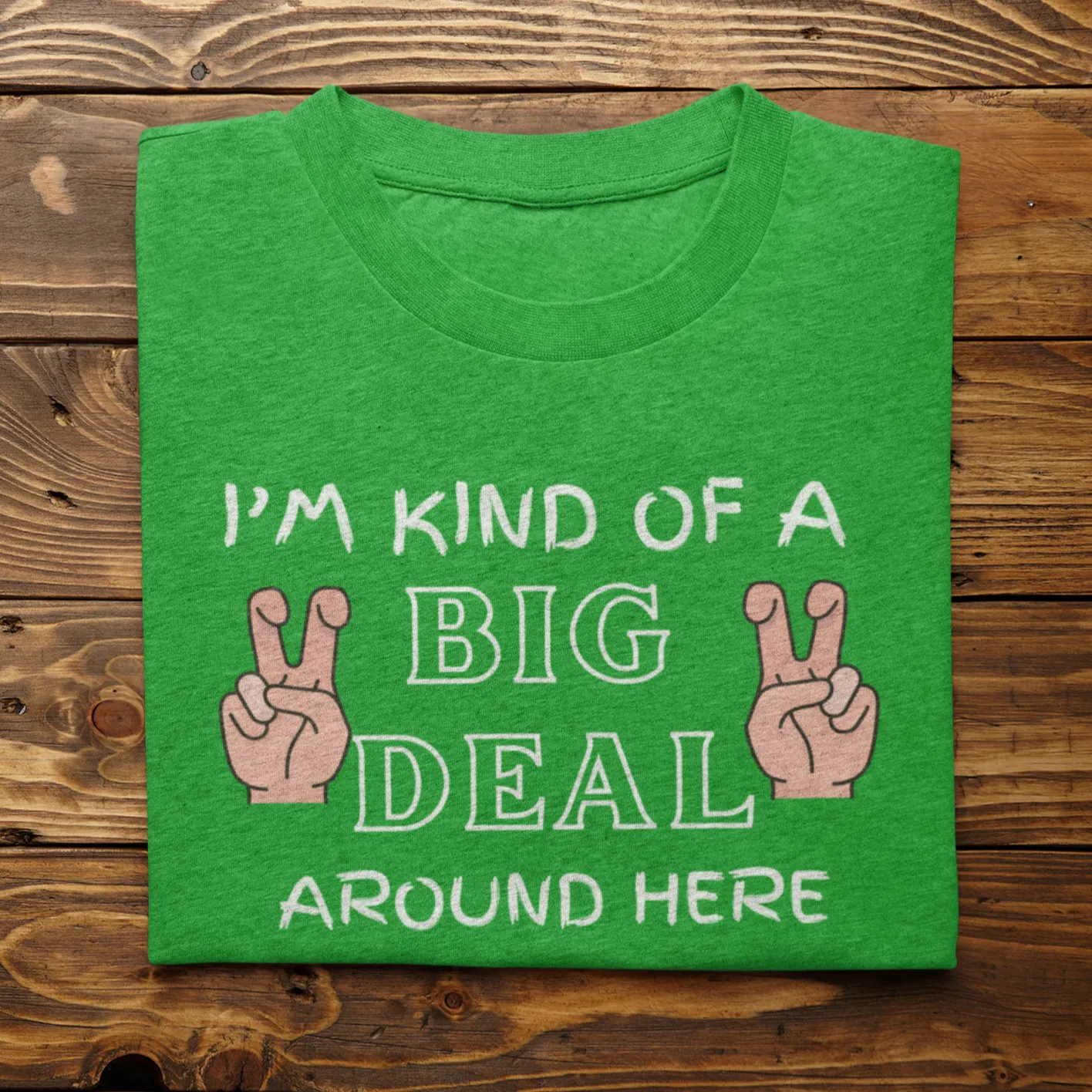 I'm Kind Of A Big Deal Around Here Tshirt, Sarcastic T Shirt, Funny Slogan T-Shirt, Funny Quote Tee, College Party T-Shirt, Dad Tshirt