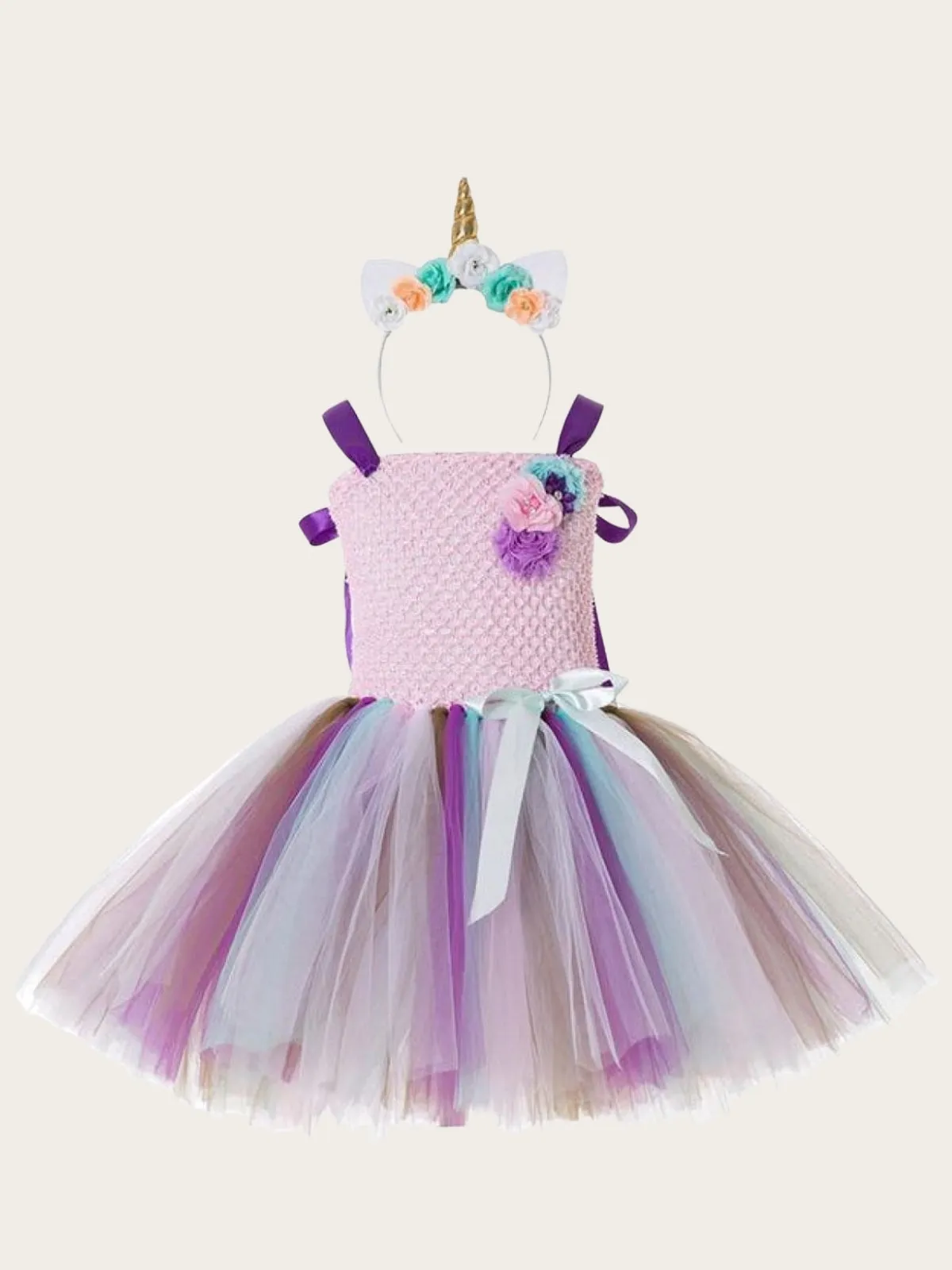 Magical Unicorn Tutu Dress And Headband Set