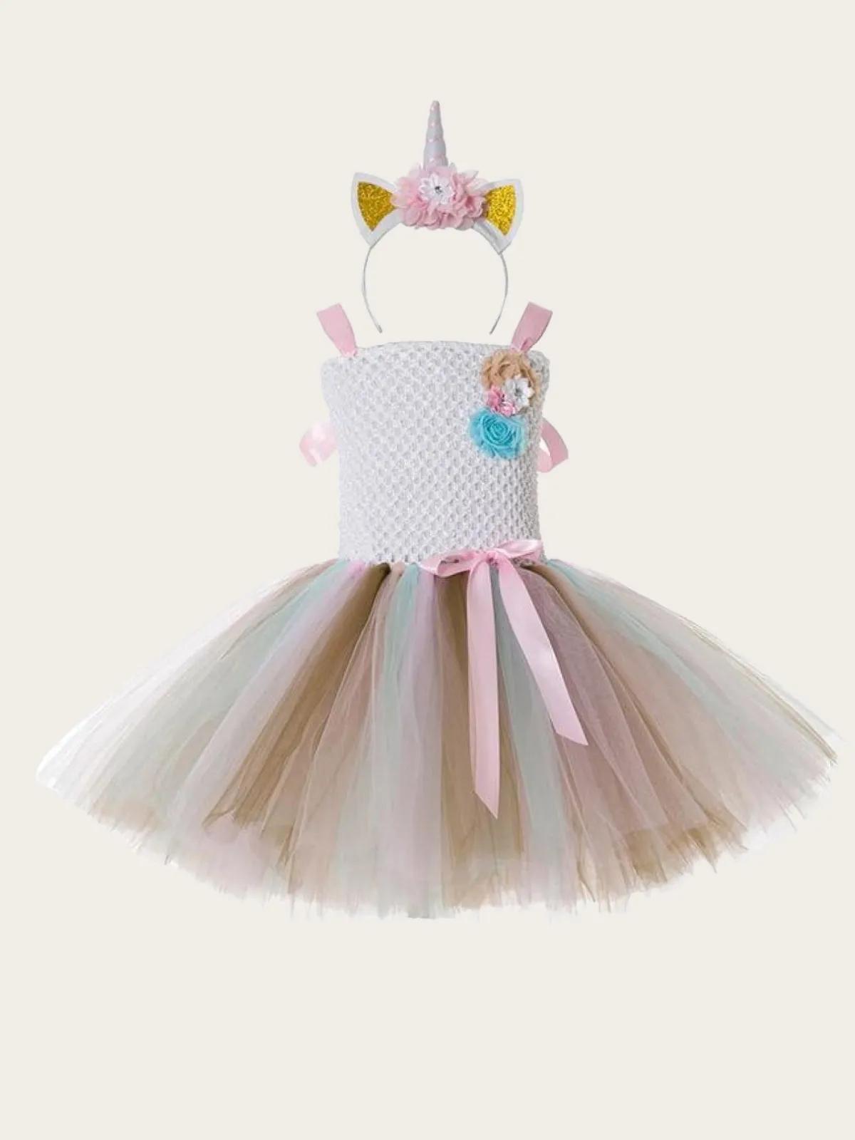 Magical Unicorn Tutu Dress And Headband Set