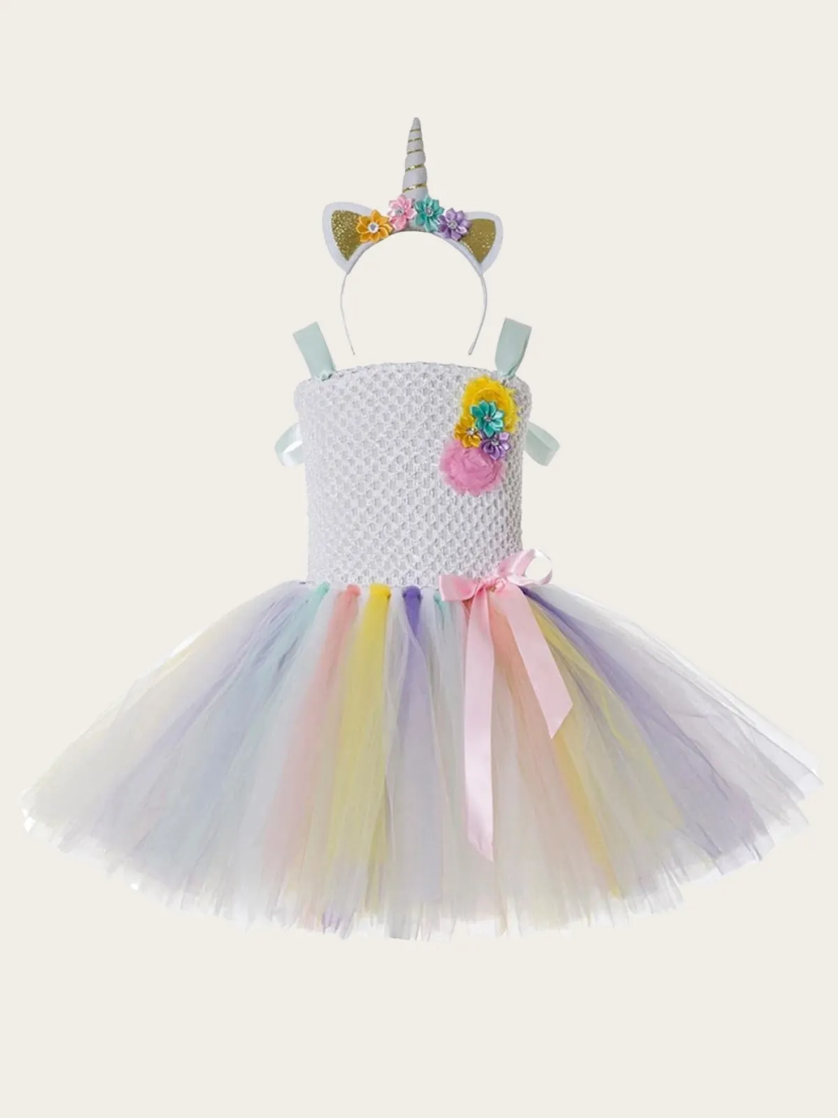 Magical Unicorn Tutu Dress And Headband Set