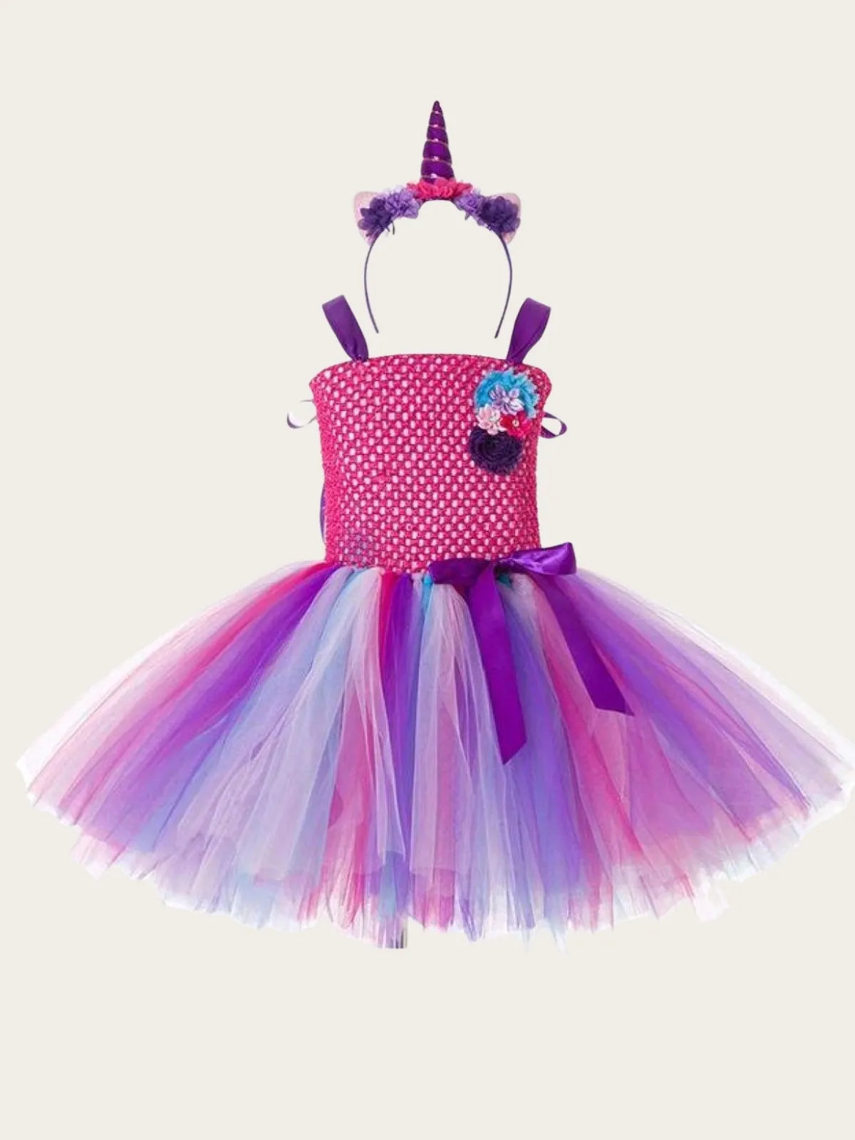 Magical Unicorn Tutu Dress And Headband Set