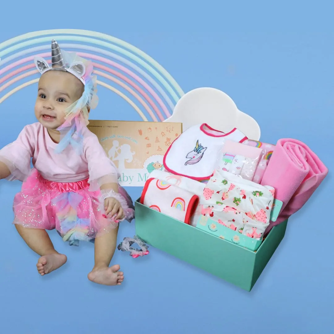 Premium Unicorn Gift Hamper for Your Princess 0-18 M