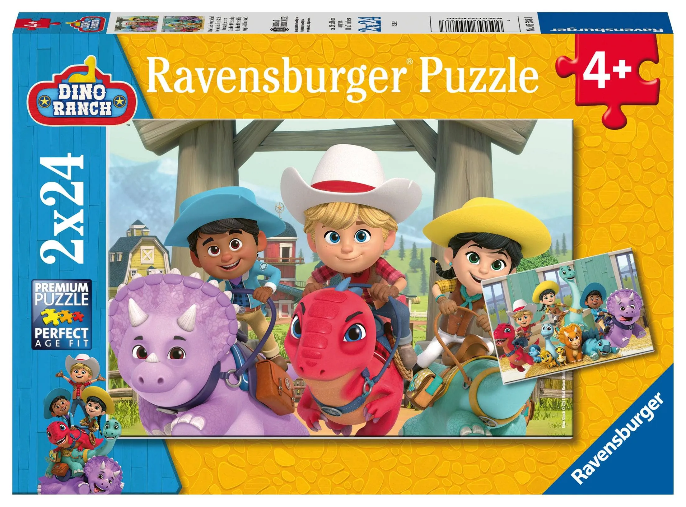 Ravensburger - Dino Ranch Friendship 2x24 pieces