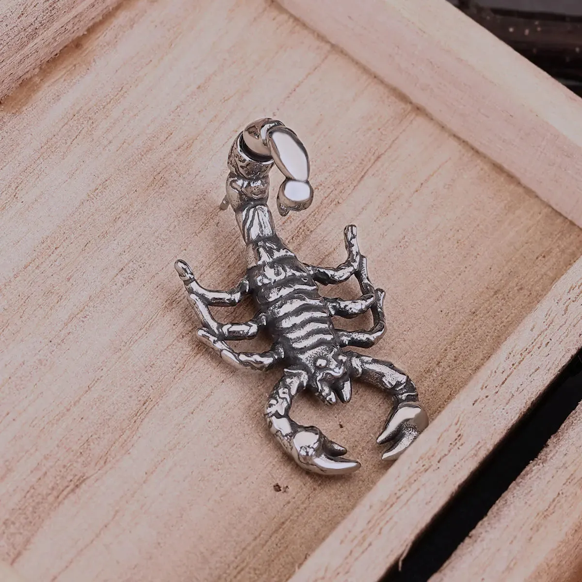 Scorpion Drop Viking Earrings